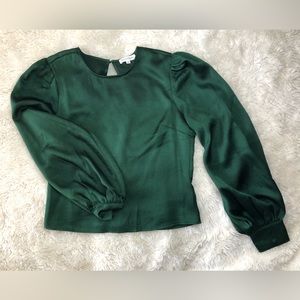 Small forest green top by Privacy Please